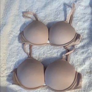 PINK where everywhere super push-up bras (2) tan